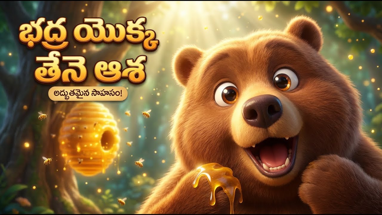 ఎలుగుబంటి యొక్క తేనె ఆశ 🍯 | తెలివైన ఎలుగుబంటి కథ 🐻
