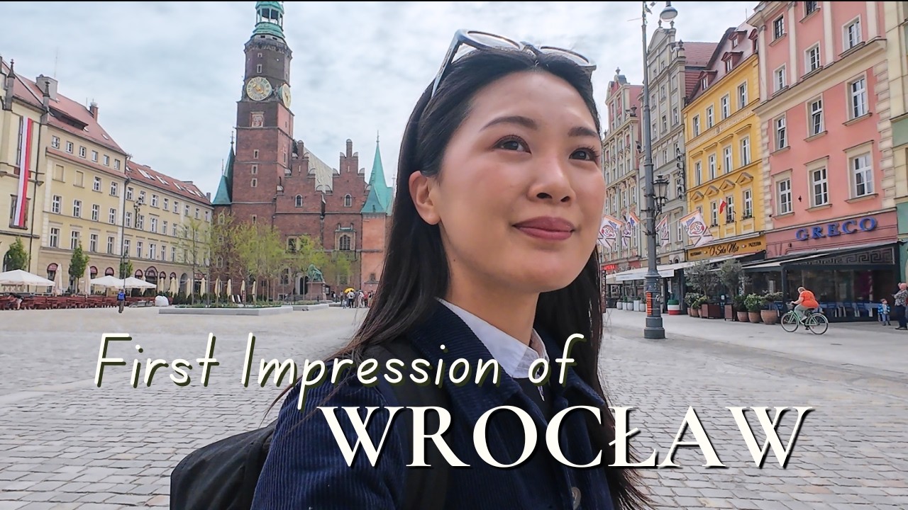Прибытие во Вроцлав &mdash; первая поездка в Польшу 🇵🇱 видеоблог о путешествиях