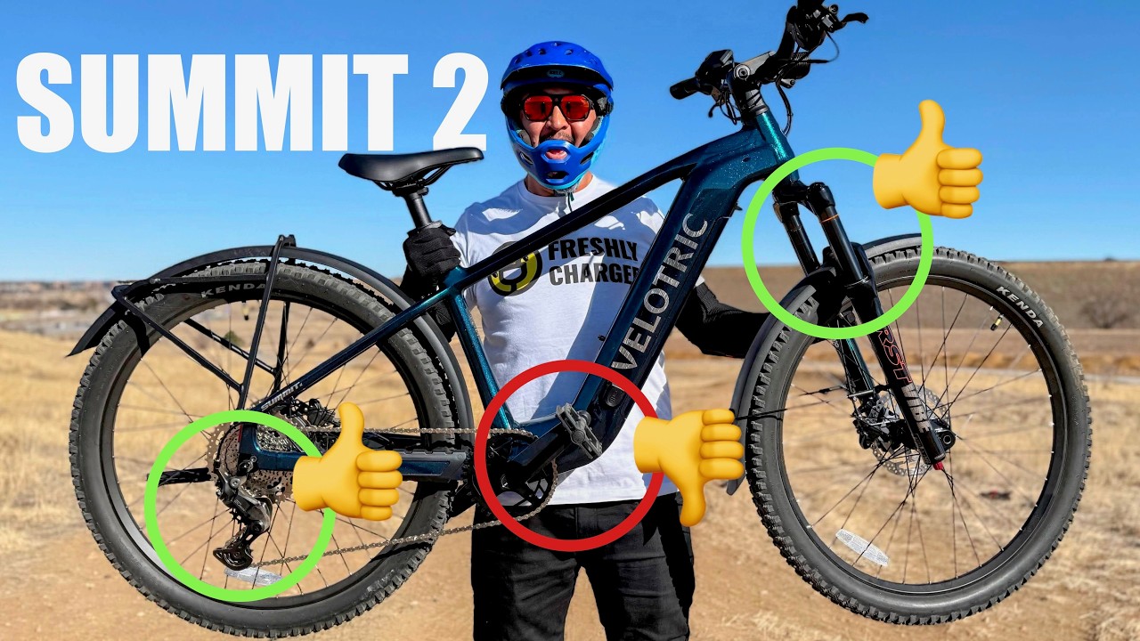 Обзор Velotric Summit 2: гибридный электровелосипед, созданный для езды по бездорожью, асфальту и...