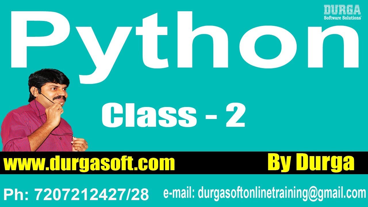 Learn Python Programming Tutorial Online Training by Durga Sir On 27-01-2018