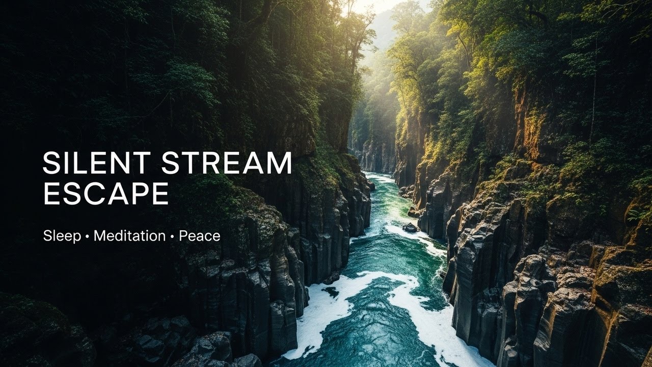 Soothing Forest Ambience with Soothing Stream Flow for Sleep Meditation Stress Relief and Calm Focus