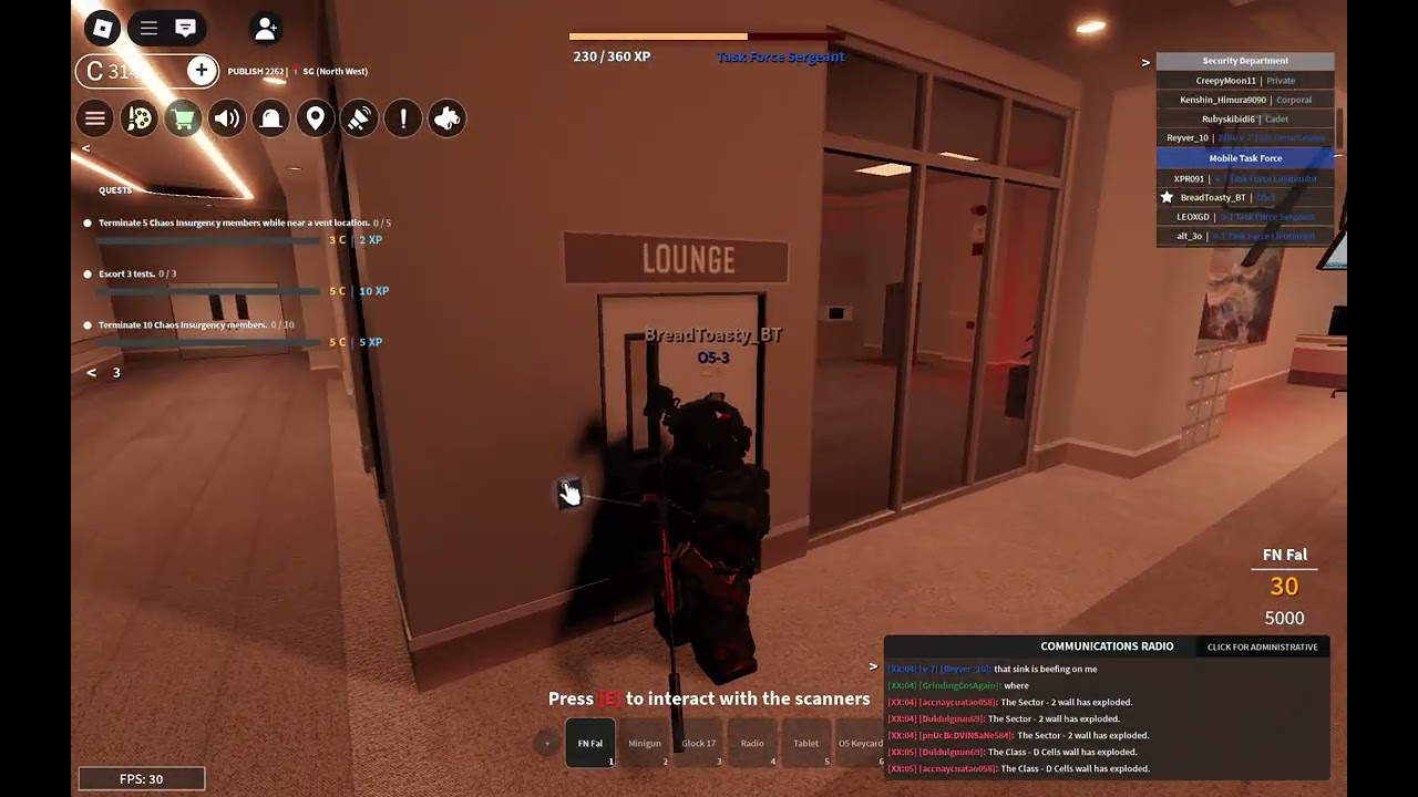 Casual Gameplay in SCP:Roleplay