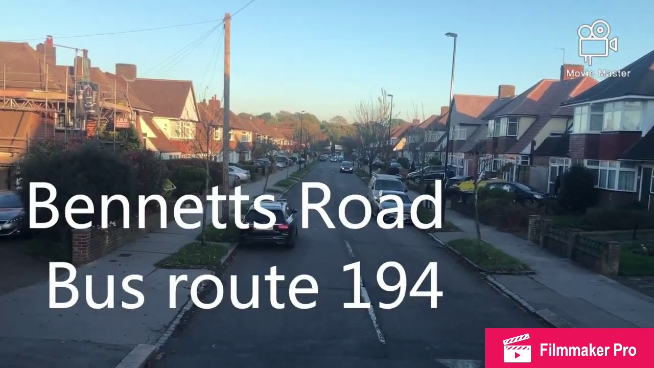 PRV London bus route 194 west Croydon - Penge East station
