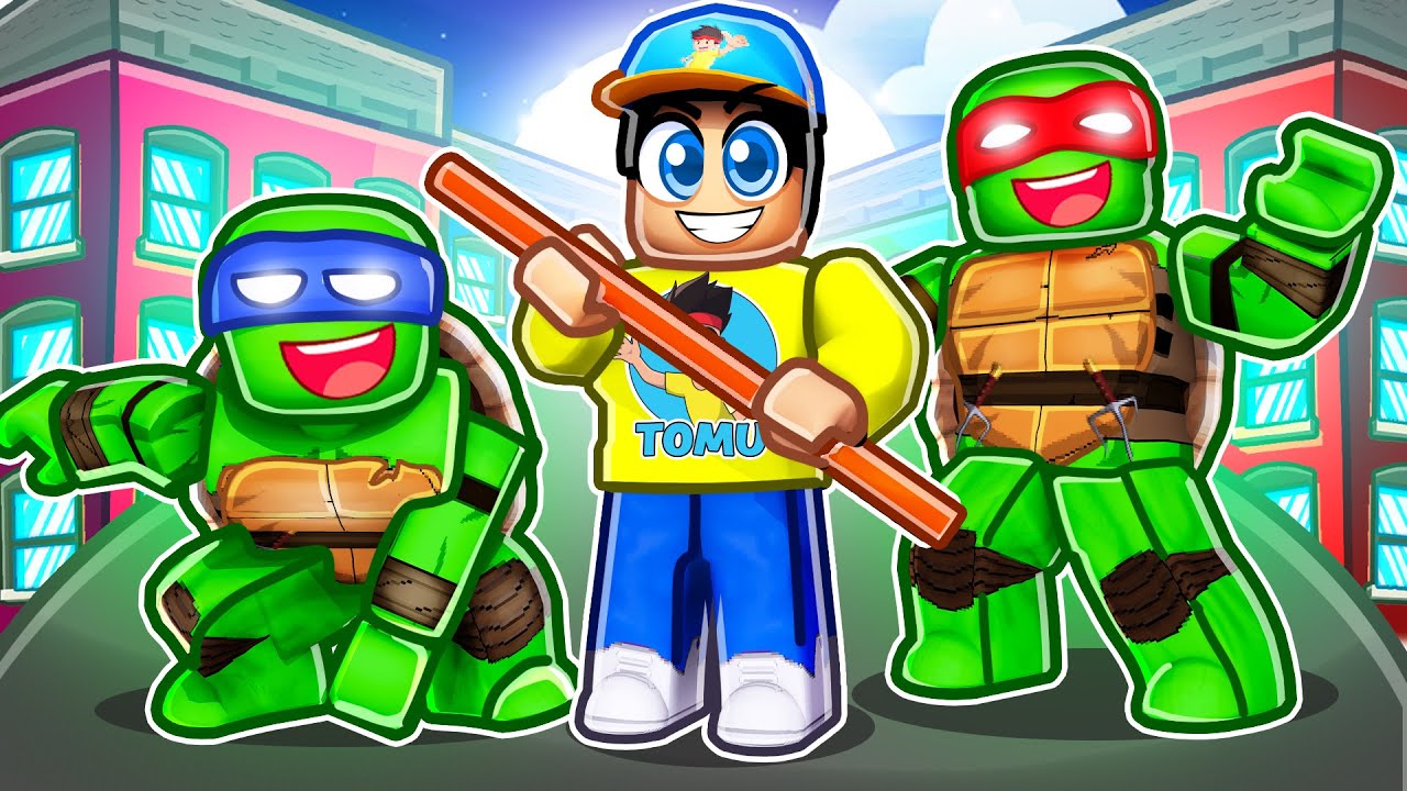 ADOPTERAR en NINJA TURTLES FAMILJ