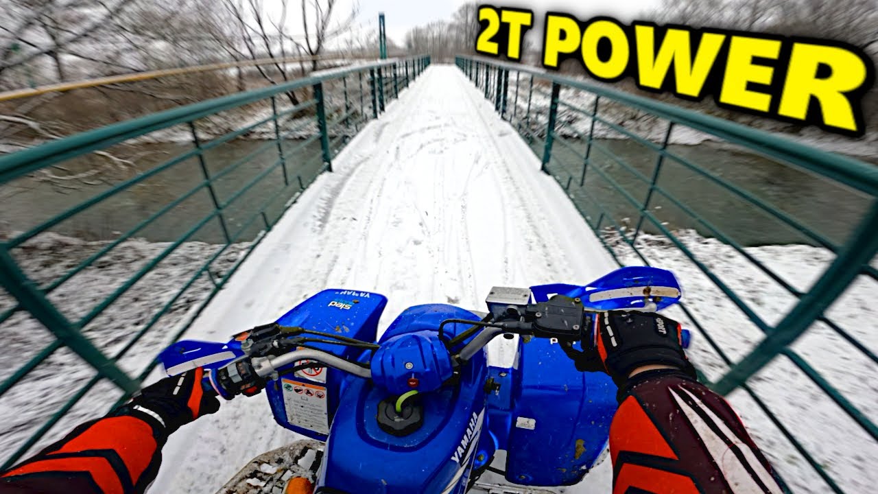 BLASTER 200 PIERWSZY ŚNIEG❄️ALE TO IDZIE!