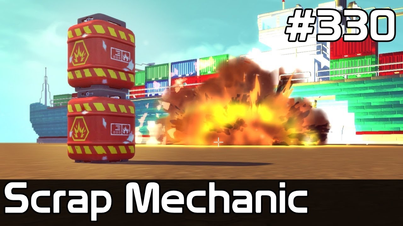 Scrap Mechanic Po Polsku [#330] WYBUCHOWE Beczki /z Plaga