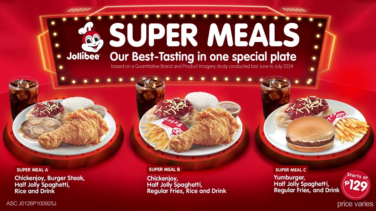 Jollibee Super Meals: Our Best-Tasting in one special plate