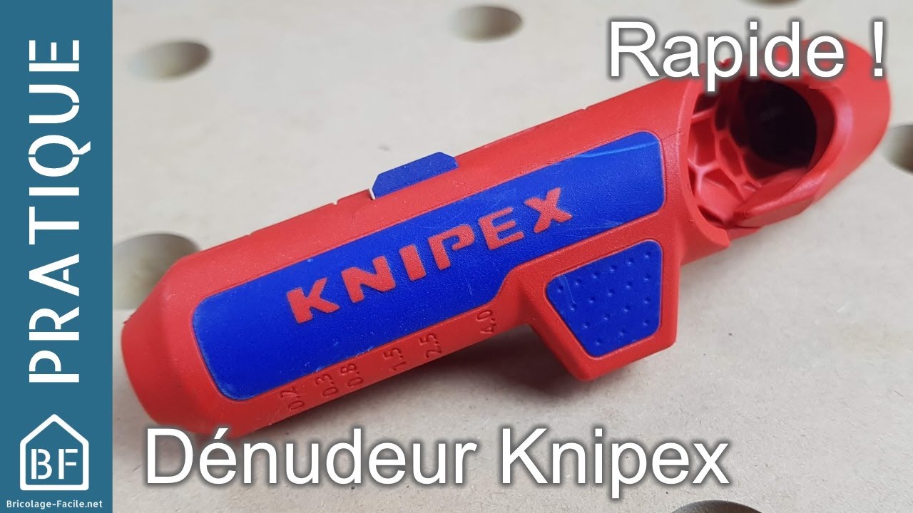 Accessoire pratique : Pince &agrave; d&eacute;nuder Knipex Ergostrip