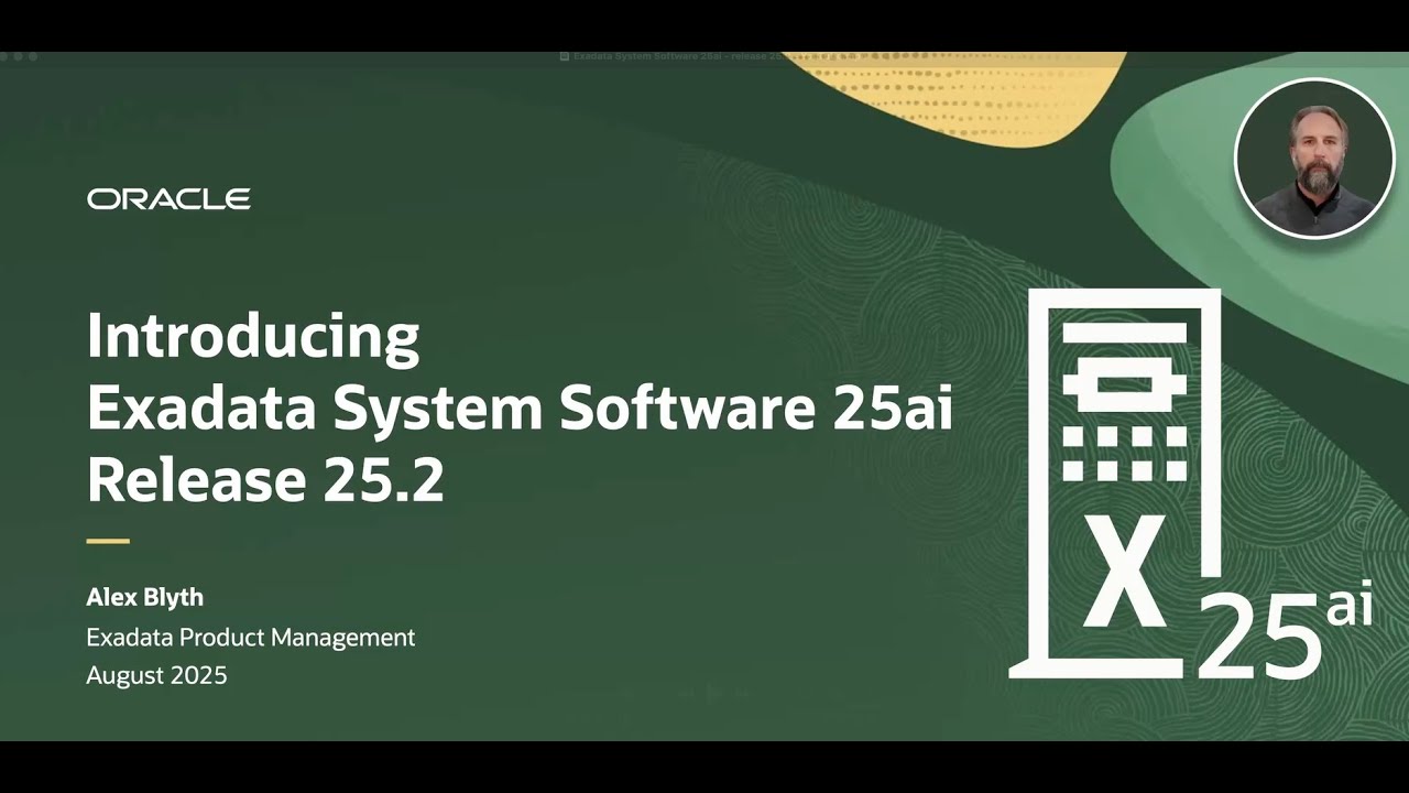 Exadata System Software 25ai Release 25.2