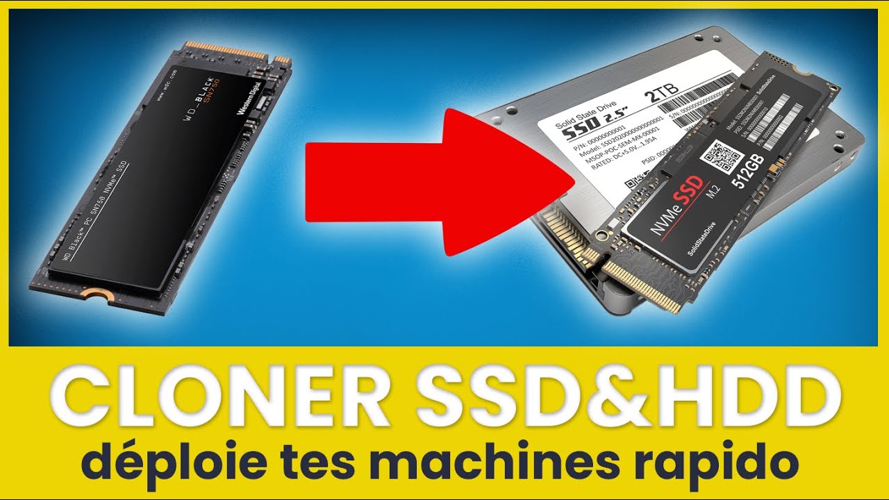 CLONER des DISQUES DUR - clonage SSD/HDD  - D&eacute;ploie ton infrastructure, backup tes donn&eacute;es