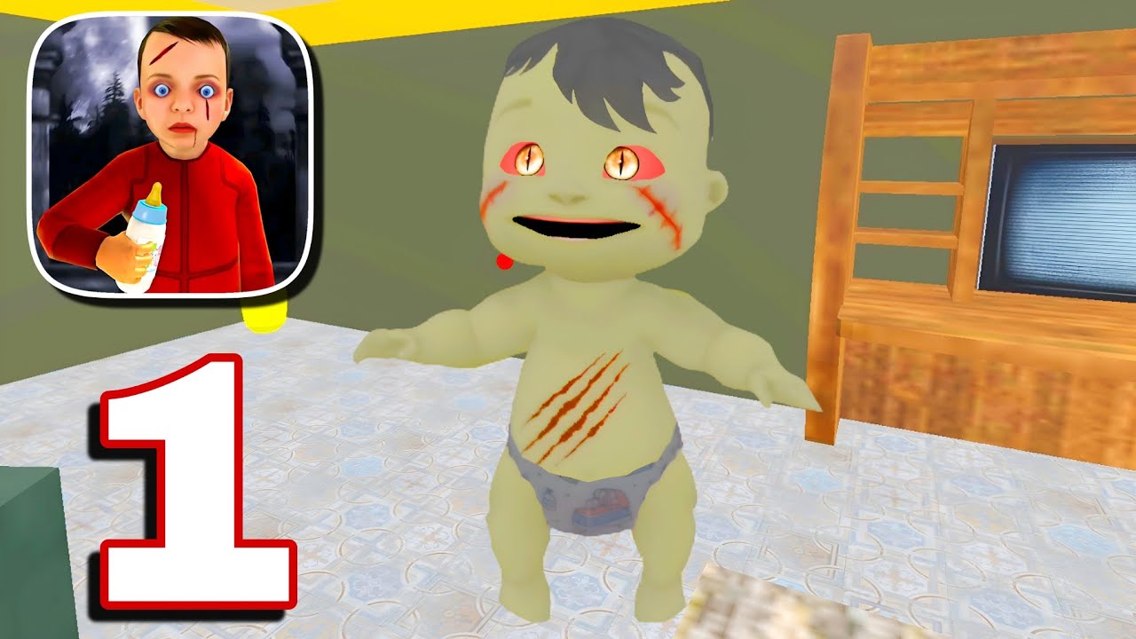 Scary Baby Dark Yellow House Full Gameplay Walkthrough Part 1