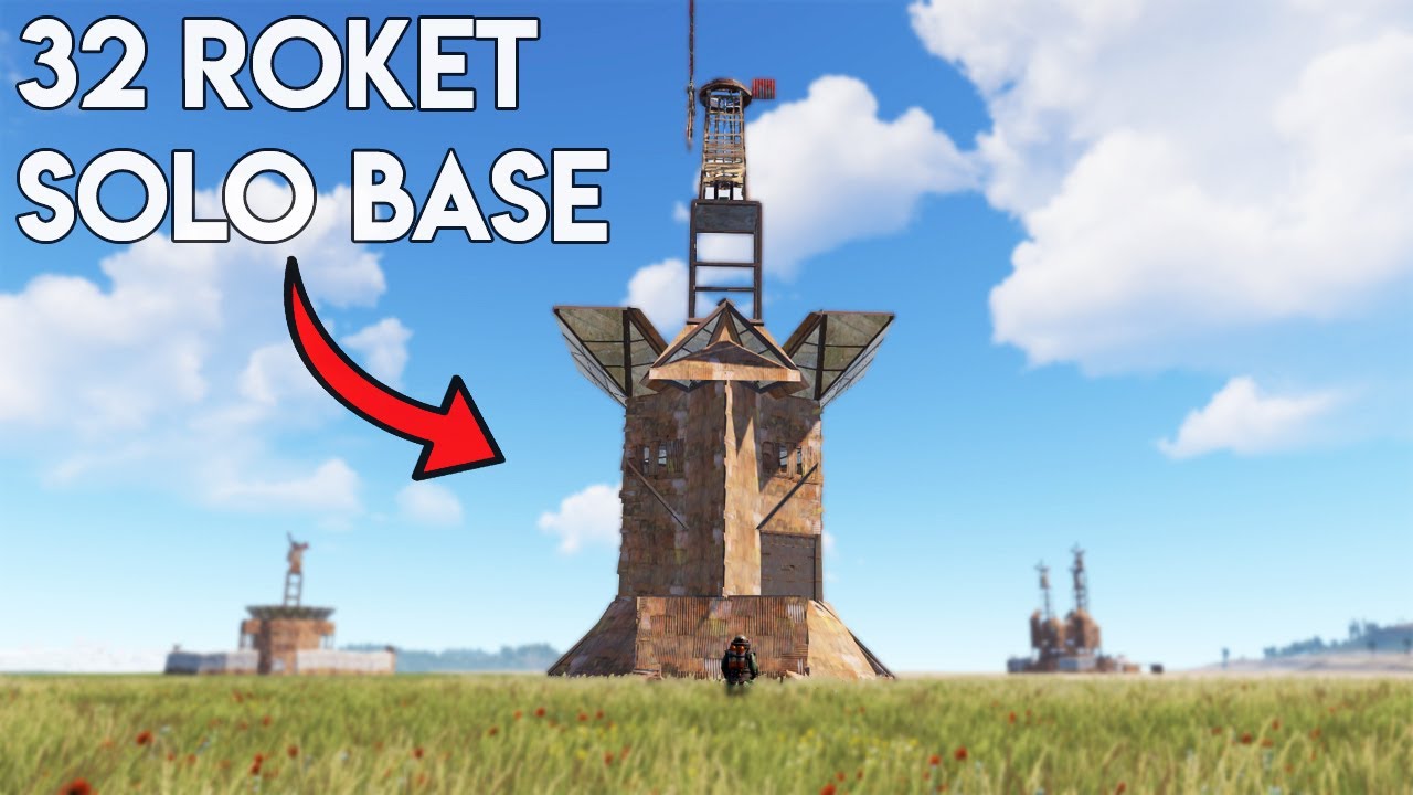 Seth Rust SOLO BASE 32 ROKET BUNKER GİZLİ LOOT ODASI Rust Türkçe