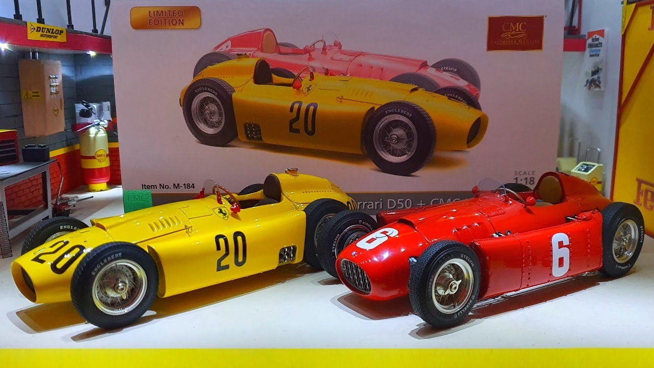Unboxing : Bundle - CMC Ferrari D50 + CMC Lancia D50 1955 & 1956 (CMC Exclusive Modelle) 1/18