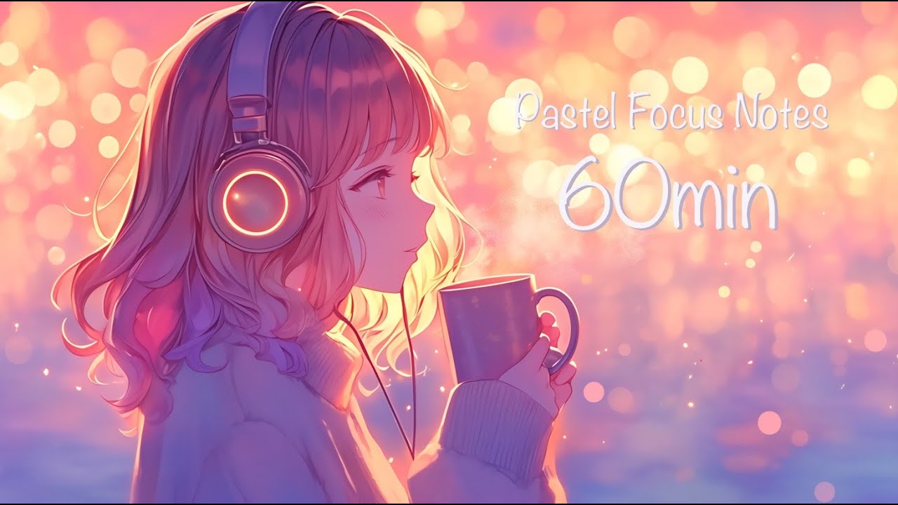 Pastel Focus Notes – Cute Kawaii Chill Pop/Pixel Electro/Study & Work BGM｜可愛い/chill/集中/作業用｜60min