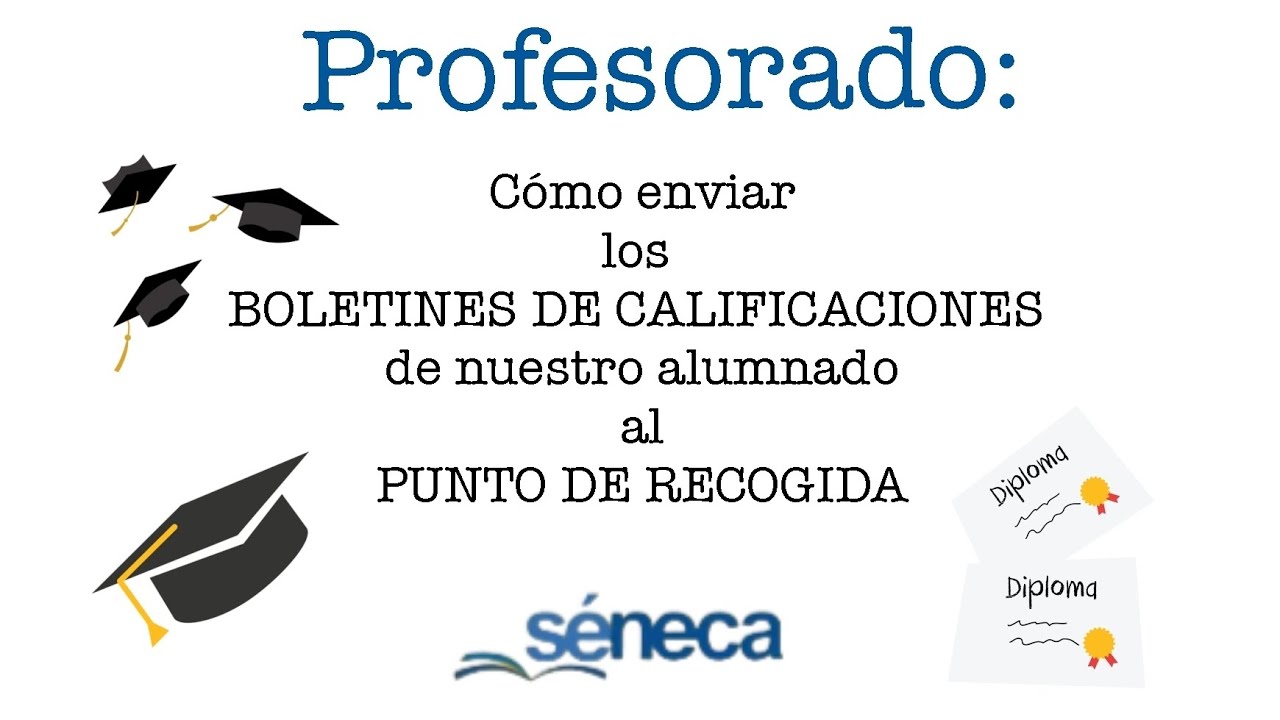 Profesorado: cómo generar los boletines de calificaciones y enviarlos al punto de recogida.