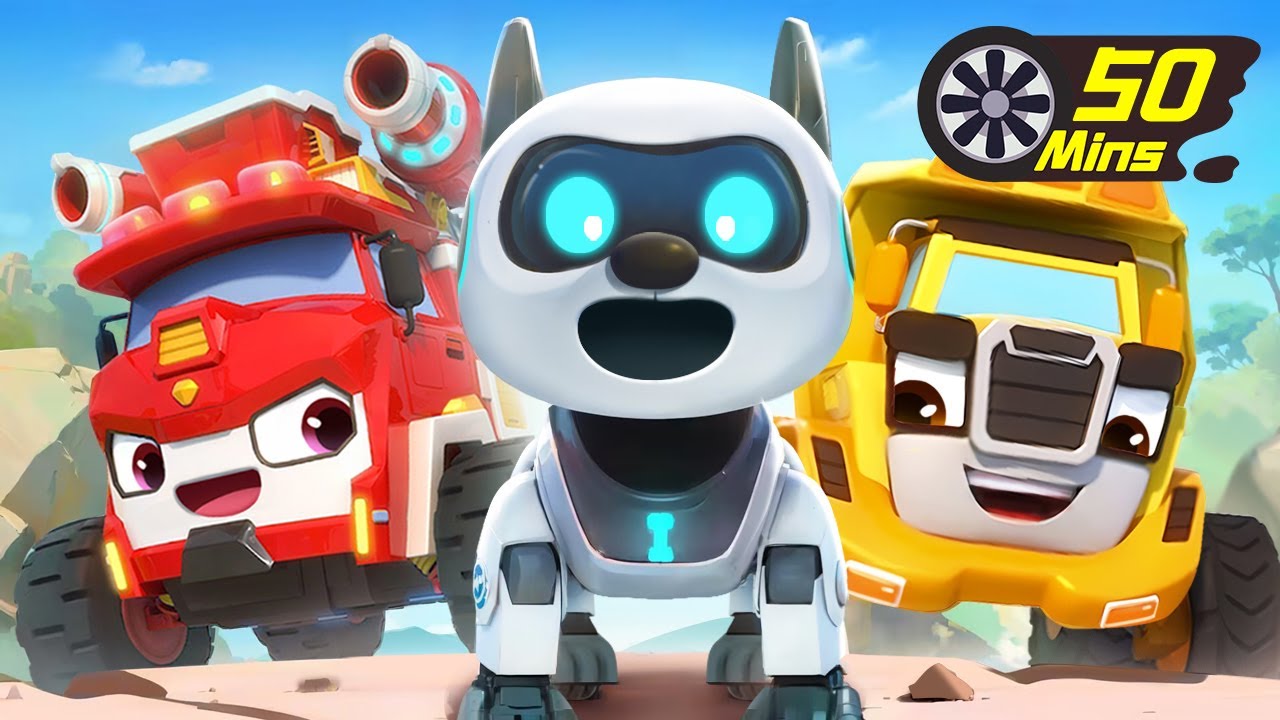 Earthquake Rescue Team | Rescue Robot Dog🐾 | Monster Truck | Kids Songs | BabyBus - Cars World