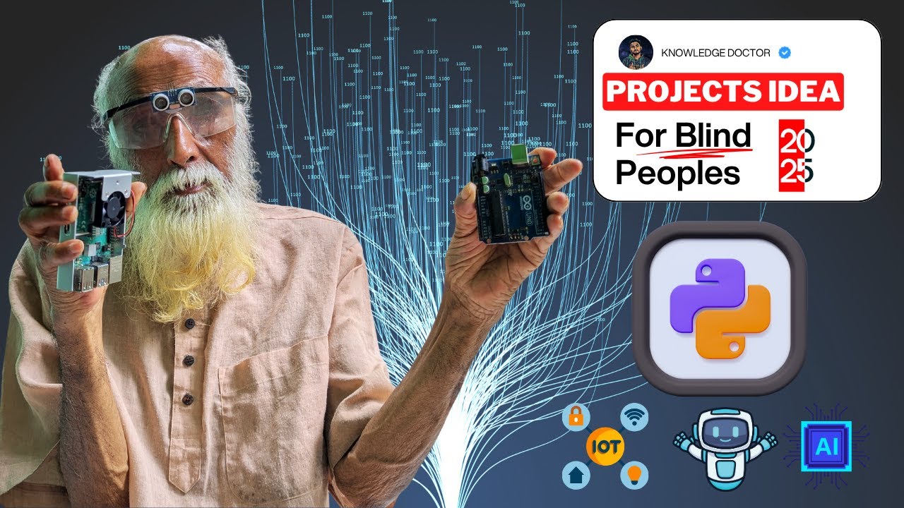 Smart Environment Scanner Ideas for Blind People Using Raspberry Pi + Python + IoT🍓