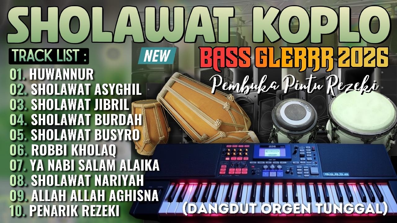 DANGDUT KOPLO KENDANG JAIPONG SHOLAWAT MERDU TERBARU 2026 | VIRAL FULL ALBUM ALLAH AGHISNA BASS ADEM
