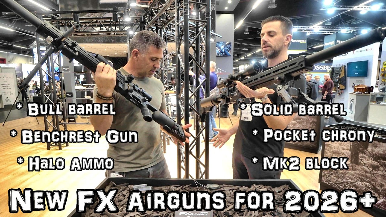 FX Airguns (NEW for 2026) Mk2 Dynamic & Panthera, FX Benchmark, Solid + Bull Barrels + Pocket Chrony