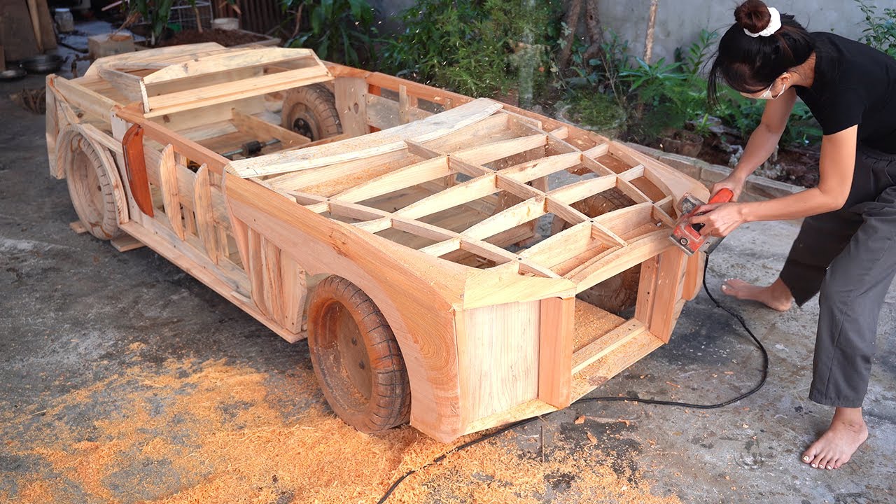 Building a Rolls-Royce from bamboo and solid wood (handmade) part 1