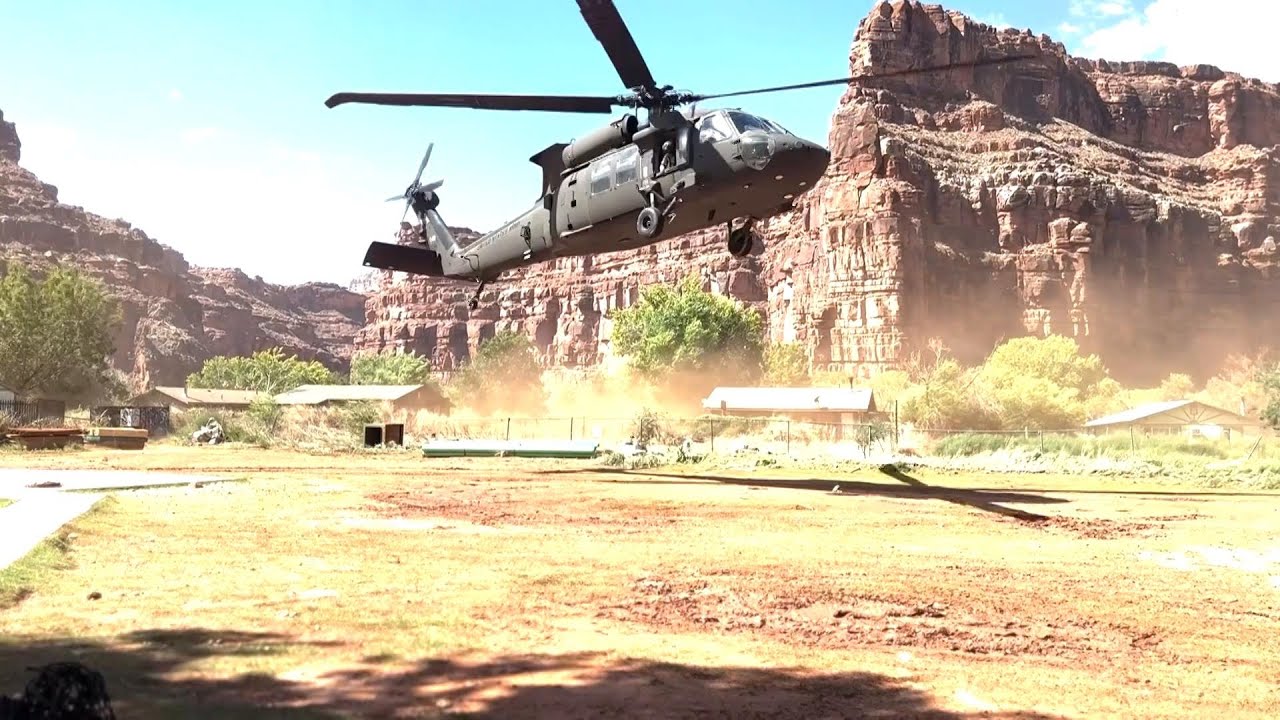 Arizona National Guard evacuates tourists after flood hits Grand Canyon National Park