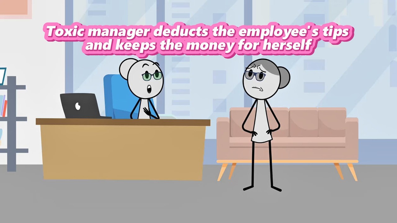 (FULL STORIES) Toxic manager deducts the employee's tips and keeps the money for herself