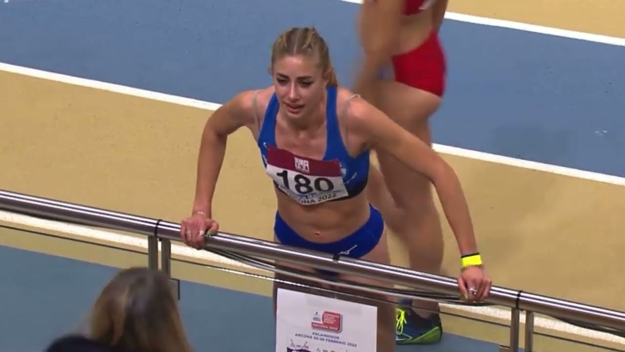 Gaia Sabbatini vince gli 800 metri ai campionati italiani assoluti indoor