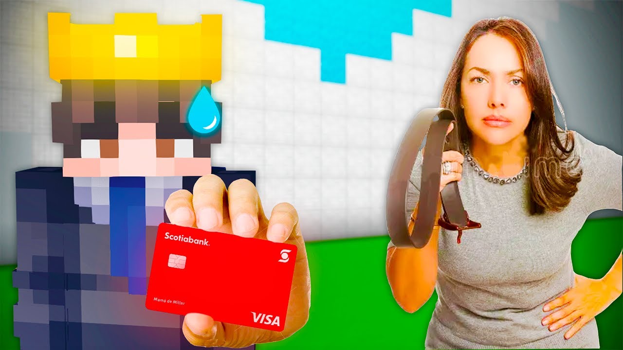 Us&eacute; la Tarjeta de mi Mam&aacute; Para Ser Millonario en Minecraft