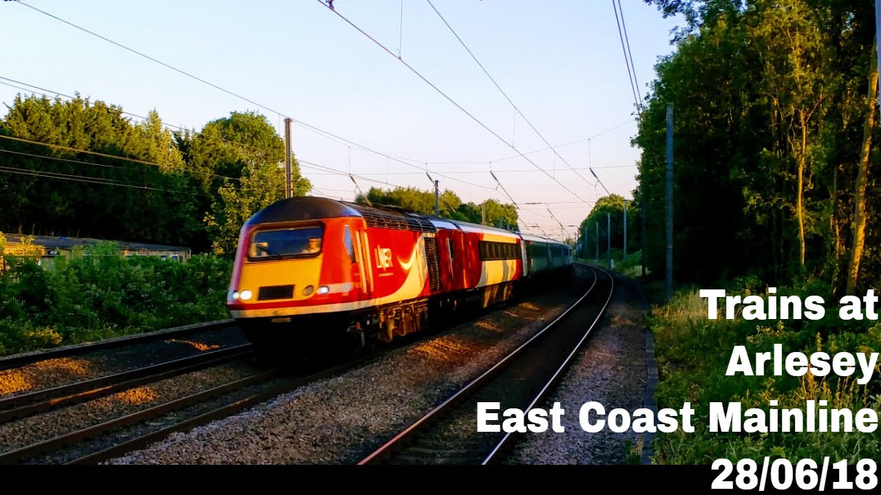 Sunset and Disruptions at Arlesey, ECML | 28/06/18
