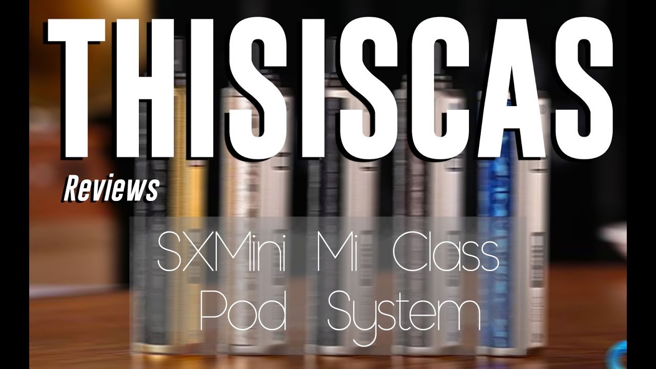 SX Mini Mi Class MTL Nic Salt Pod System (1 Ohm CERAMIC COILS) | Starter Kit Review | THISisCAS