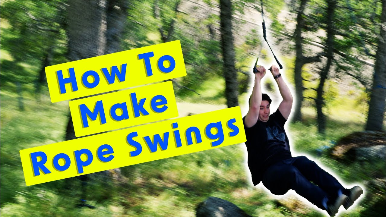 How to Make Super Fun ROPE SWINGS For Under $90