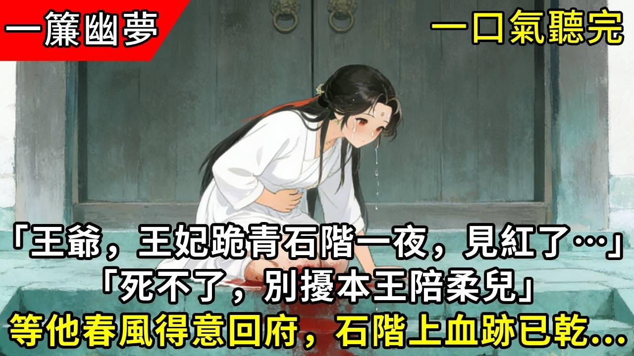 「王爺，王妃跪青石階上一夜，見紅了&hellip;」「死不了，別擾本王陪柔兒。」等他春風得意回府，石階上血跡已乾..#.小说