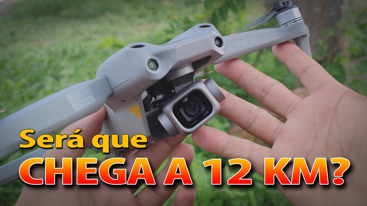 Será que chega mesmo a 12 Km de distância? Teste de sinal com o DJi Air 2S.