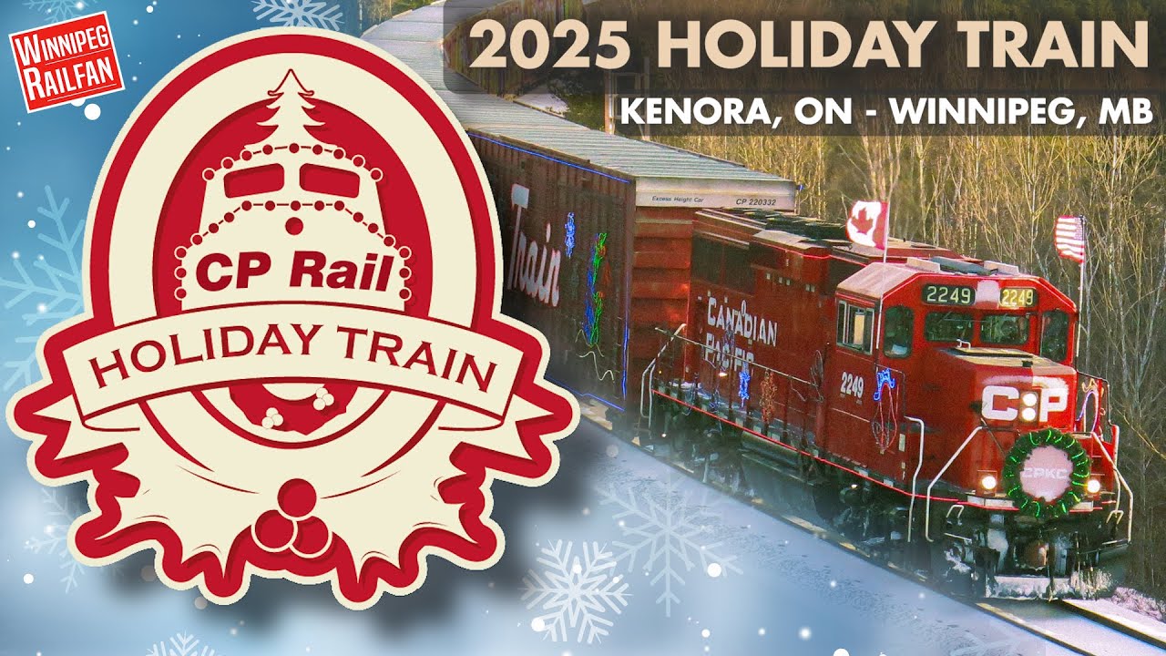 Рождественский поезд компании Canadian Pacific 2025 года!