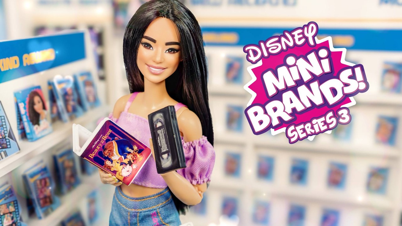 Disney Mini Brands Series 3 | Are They A Good Size For Barbie?