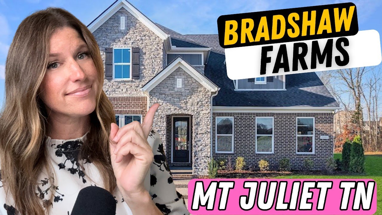 Nashville's AFFORDABLE New Construction Homes in Bradshaw Farms in MT JULIET TN