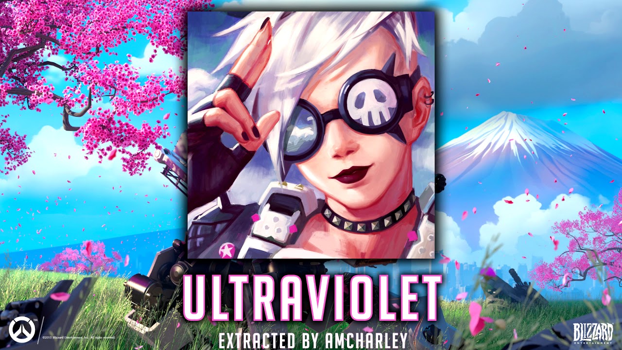 Ultraviolet Tracer's rare voice lines (overwatch)