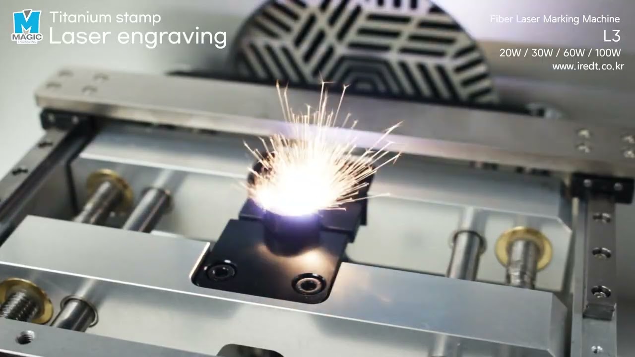 [Magic-L3] Titanium stamp, Laser engraving