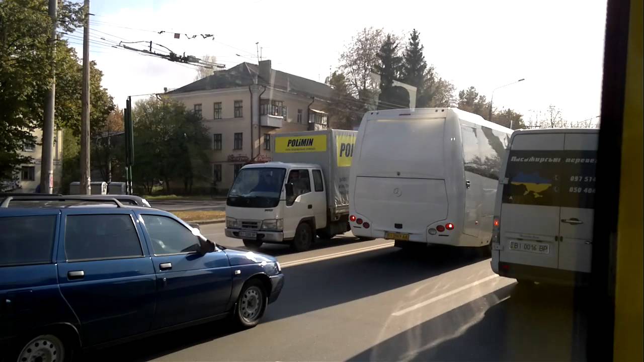 Поездка на Богдане Т701.10 №125 в Полтаве 20.10.2011.mp4