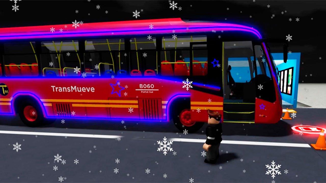 Transmilenio ROBLOX - Ruta L41 Feliz Navidad para todos ustedes (Bogotá TM bus)