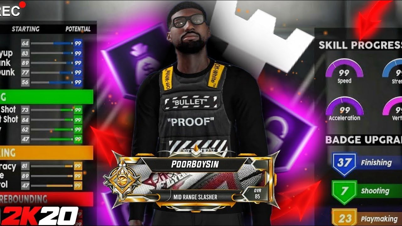 MY NEW OVERPOWERED PG ISO BUILD! BEST PG BUILD TO MAKE IN NBA2K20!