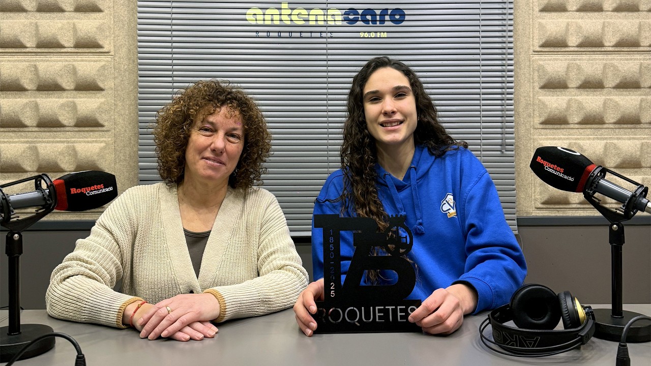 La jugadora de voleibol Júlia Vilar, esportista de l'any 2025 a Roquetes