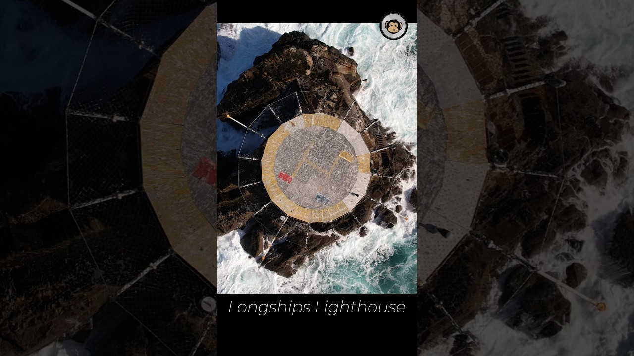 Longships Lighthouse, Lands End. #cornwall #lighthouse #dji #drone