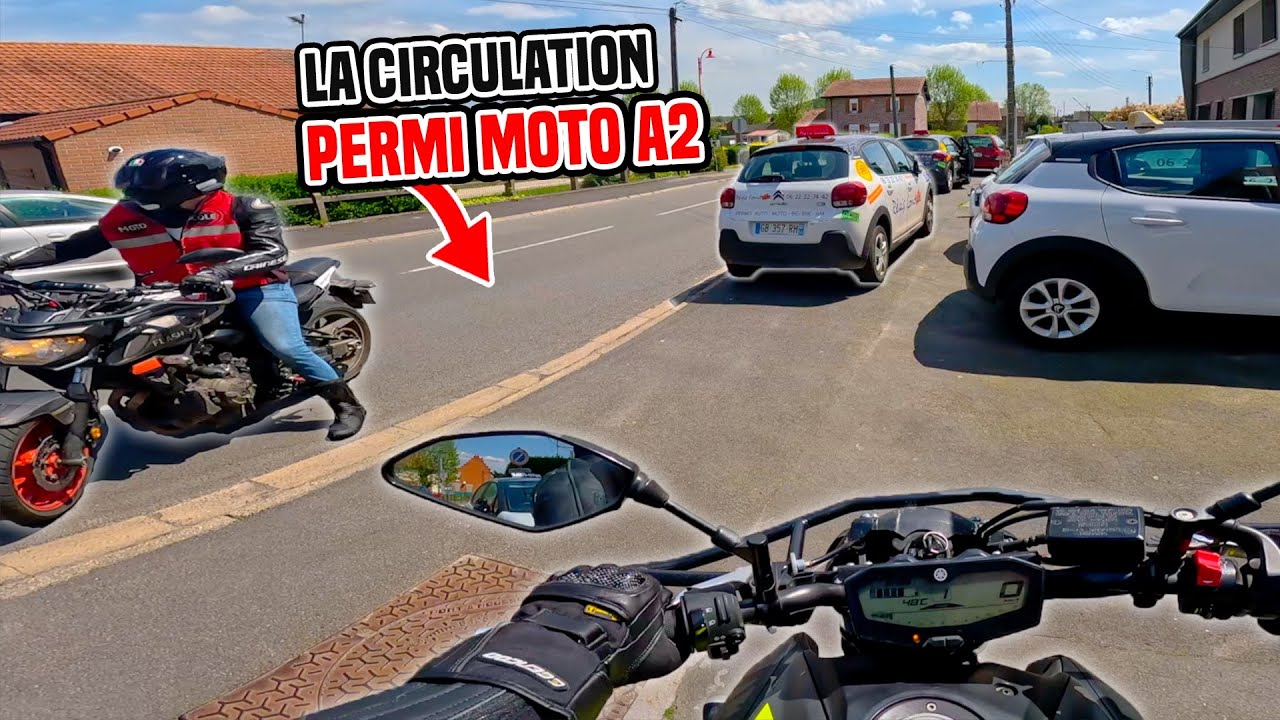 LA CIRCULATION DU PERMIS MOTO !🚦