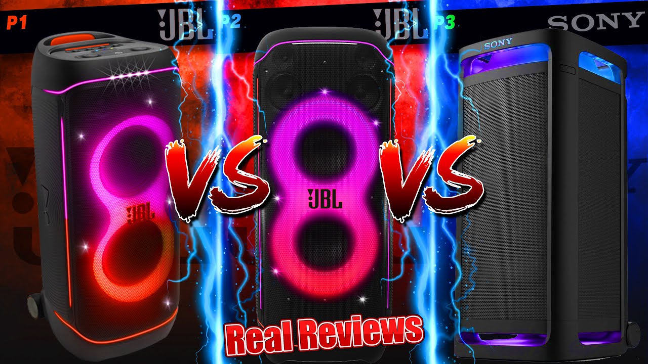 3-сторонняя битва JBL Partybox Ultimate VS 720 VS Sony ULT Tower 9 Реальные отзывы 5 1