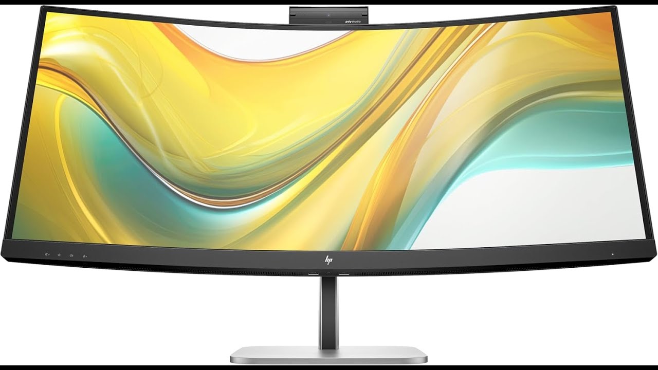 HP Series 5 Pro 34 inch WQHD USB C Conferencing Monitor