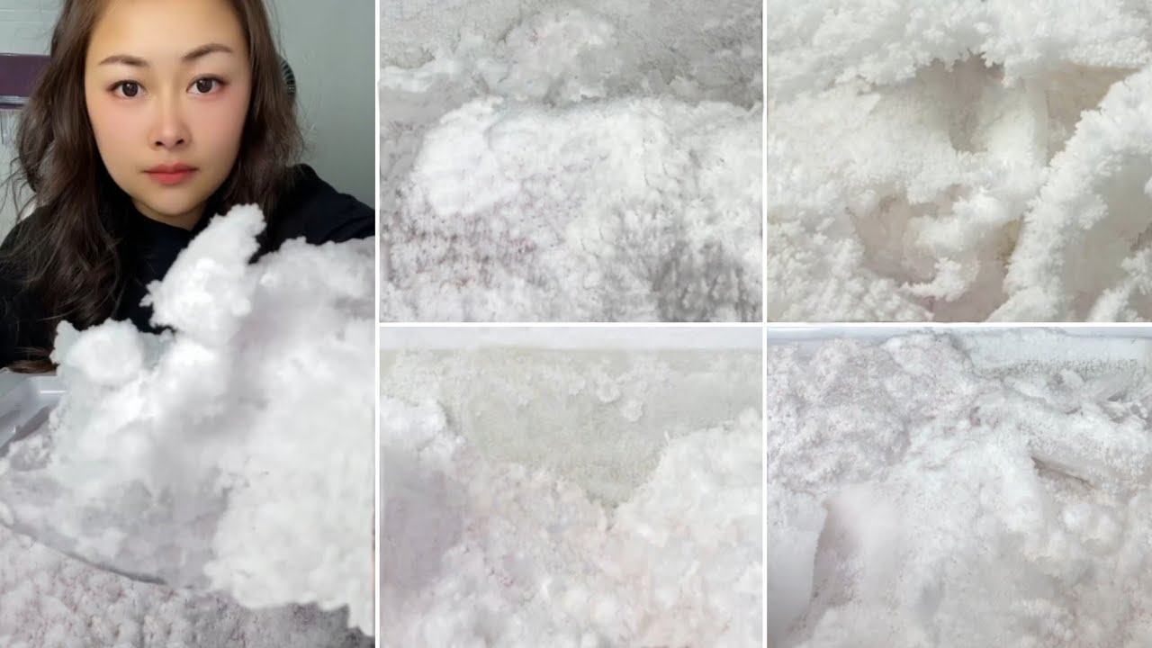 ONLY BITES / FREEZER FROST EATING / SHAVED ICE EATING / ASMR / SOLO BY RENNAYA
