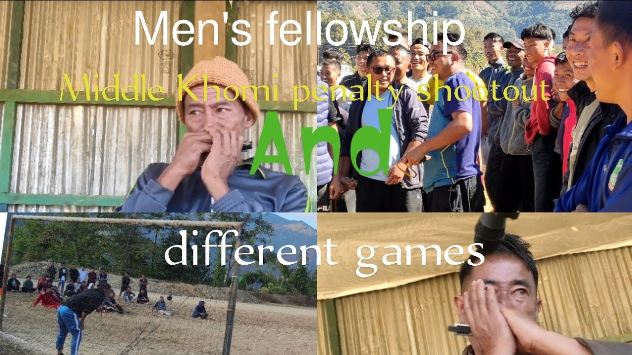 Middle Khomi men's fellowship penalty shootout.