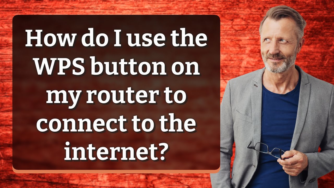 How do I use the WPS button on my router to connect to the internet?