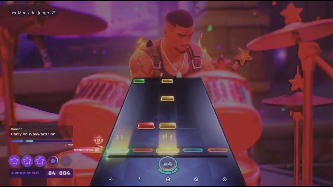 Fortnite Festival - Carry On Wayward Son by Kansas - on drums